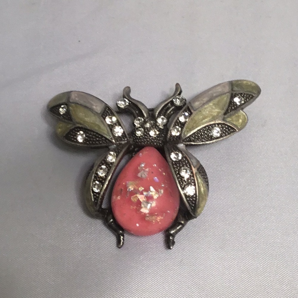 Ladybug VINTAGE DECORATIVE BROOCH - Picture 2 of 3